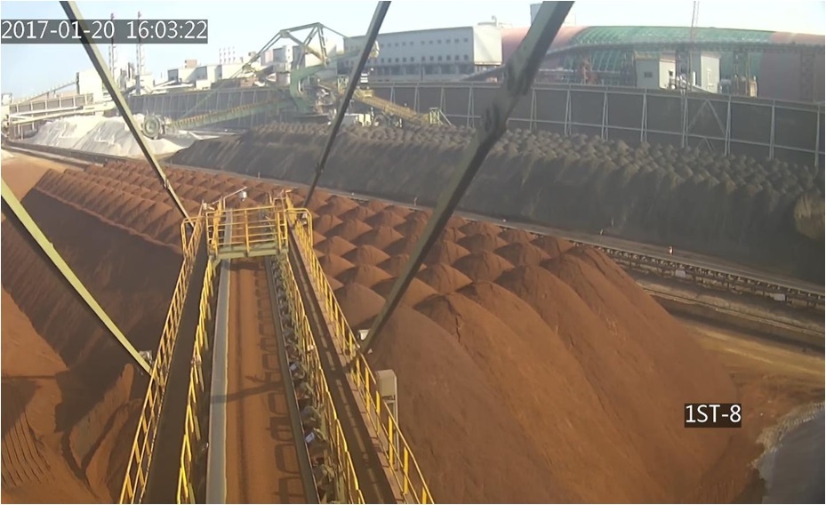 湛江鋼鐵智能化無(wú)人原料場(chǎng)